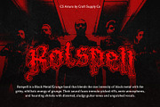 CS Arturo – Black Metal Font, a Blackletter Font by Craft Supply Co. (Thumbnail 5 of 8)