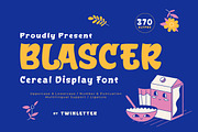 Blascer - Display Font, a Sans Serif Font by twinstd (Thumbnail 1 of 9)