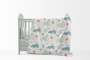Tiny Jungle set. Zoo pattern, a Pattern Graphic by Lineli (Thumbnail 3 of 12)