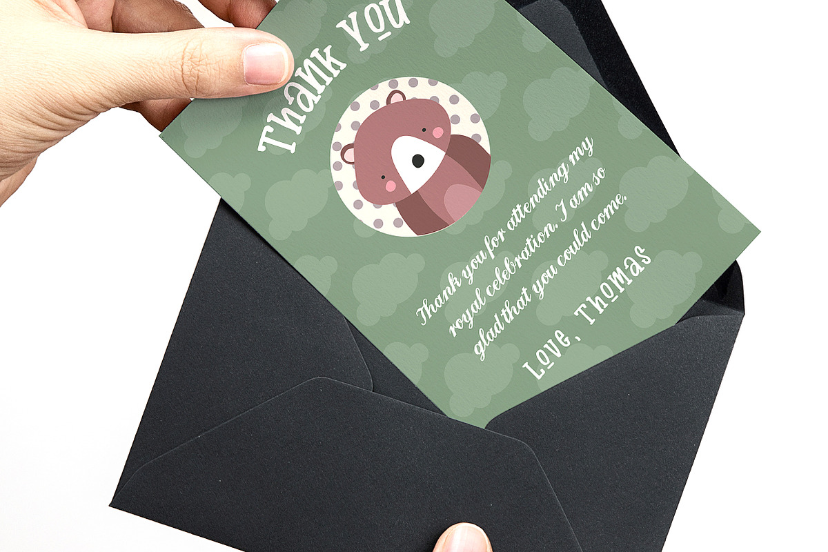 Woodland Printable Party KIT, a Stationery Template by Nordic.Arg (Photo 5 of 6)