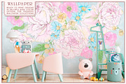 Fresco collection Soft Bloom, a Wallpaper Graphic by Natalia0307 (Thumbnail 10 of 16)