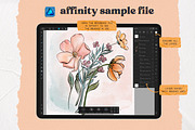Flower Builder Kit for Affinity, a Brush Add-On by Wooly Pronto (Thumbnail 10 of 11)