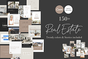 Ultimate Real Estate Instagram Pack, a Social Media Template by Estatik Designs (Thumbnail 1 of 17)