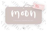 M O O N, a Sans Serif Font by Blossom (Thumbnail 1 of 14)