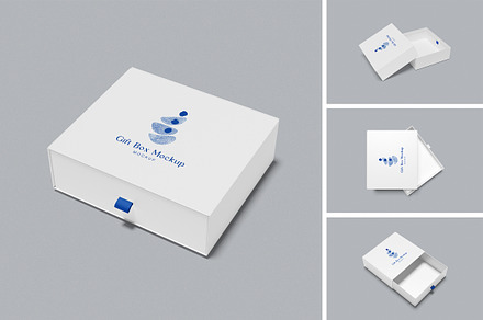 Gift Box Mockup, a Packaging Mockup by xavier_studio