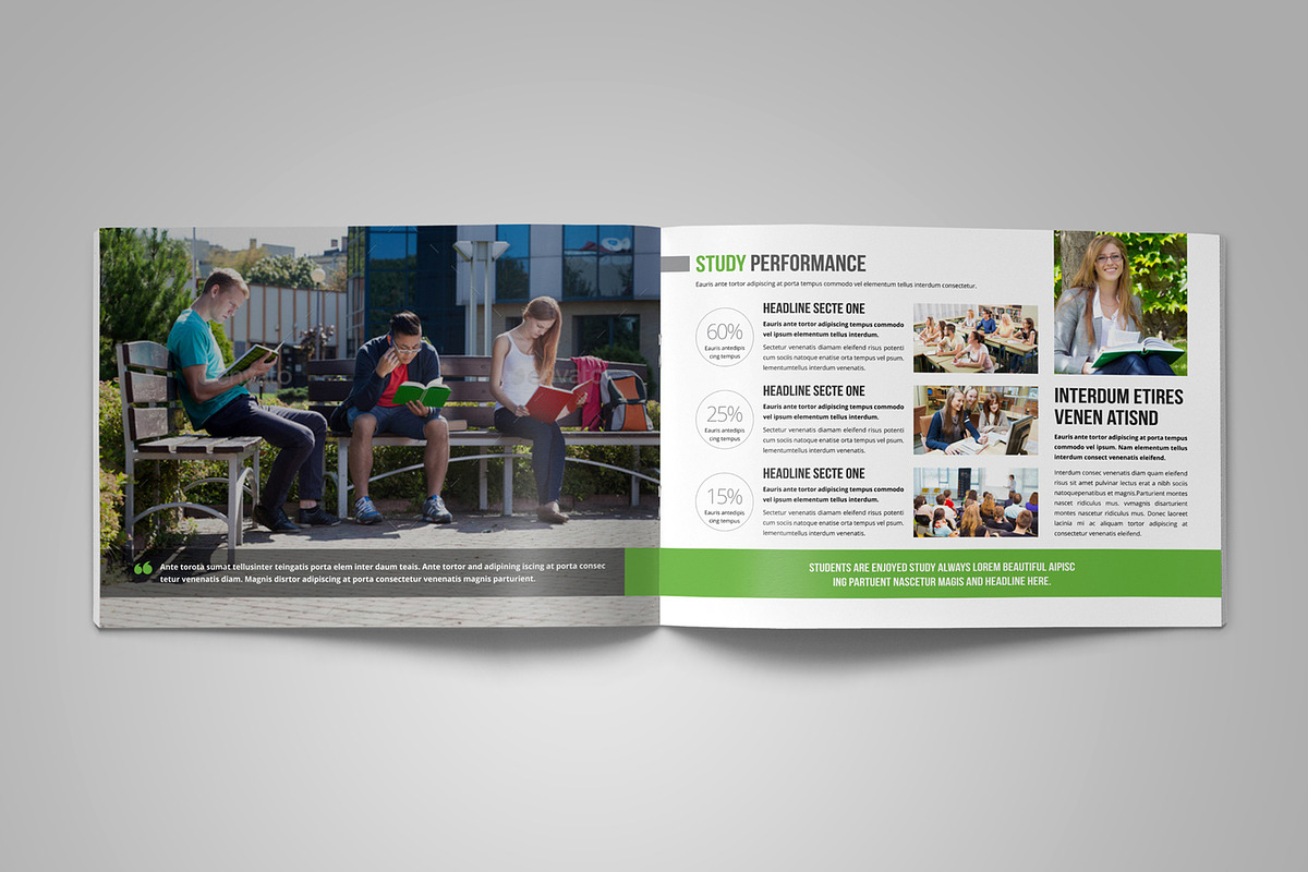 Education Brochure Template V2, a Brochure Template by JanySultana (Photo 5 of 14)