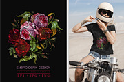 Pink and red roses flowers, a Decorative Illustration by Matrioshka (Thumbnail 1 of 7)