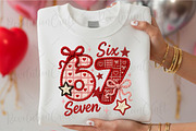 Faux Crochet Valentine Six Seven Png, an Illustration by OK Design (Thumbnail 3 of 6)