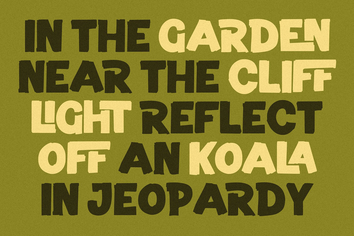Doodzen, a Sans Serif Font by graphicook (Photo 7 of 10)