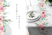 Watercolor Floral Clipart, a Decorative Illustration by Eves_Aquadreams (Thumbnail 10 of 18)