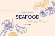 Seafood restaurant illustrations, a Food Illustration by Chaka_32 (Thumbnail 1 of 4)