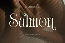 Salmon Elegant Serif Font
