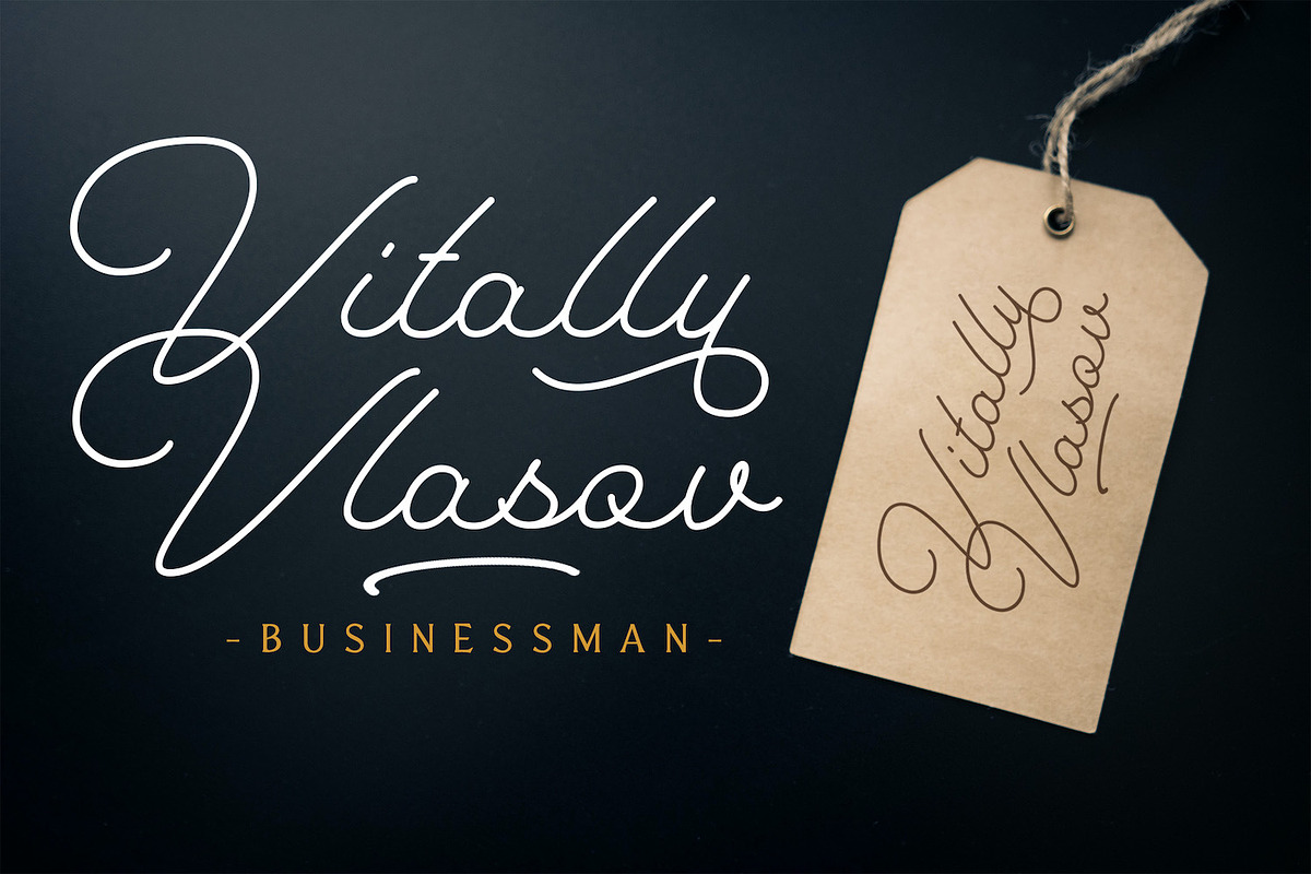 The Saily - Monoline Script Font preview 5