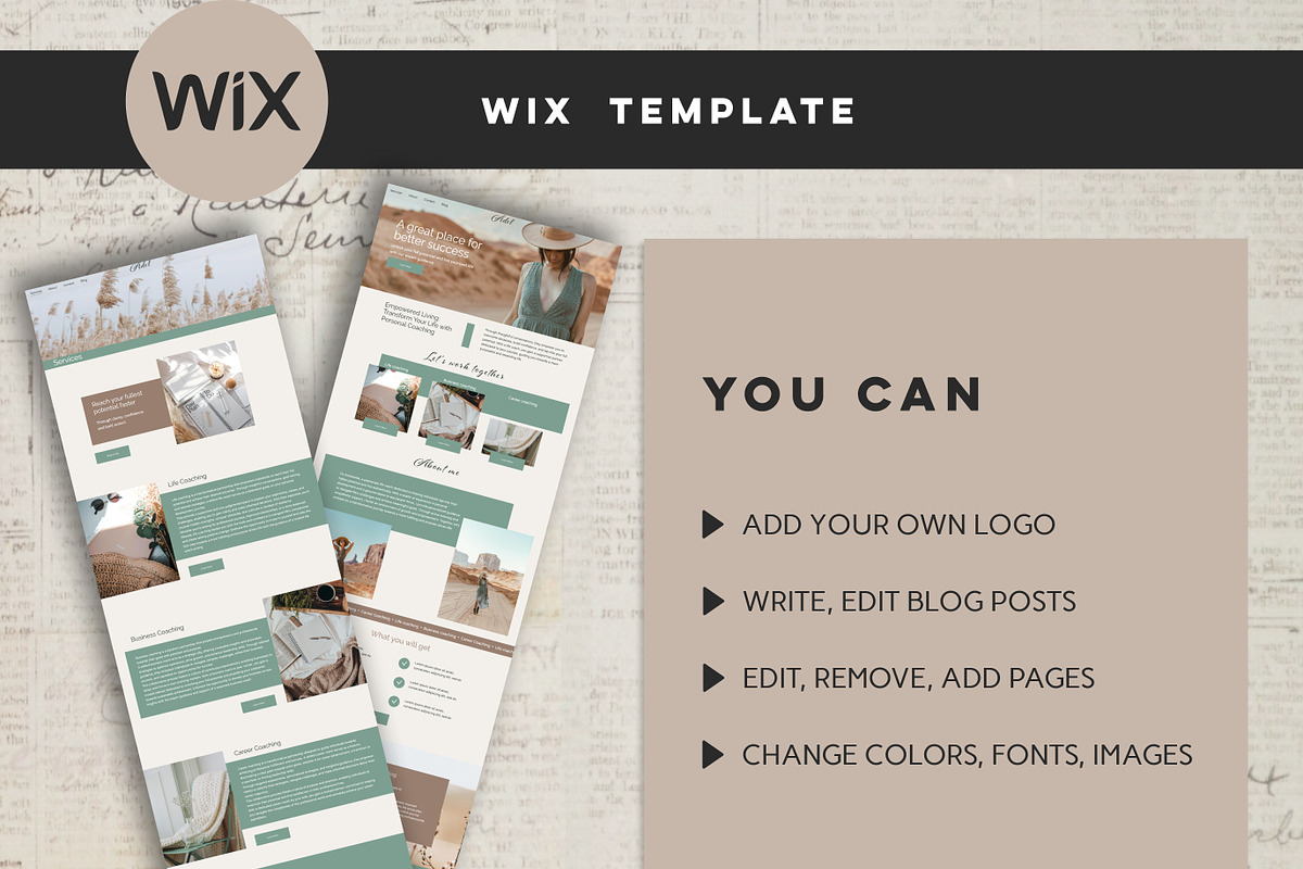 Premium Wix Template for Coaching, a Wix Template by Design House (Photo 7 of 10)