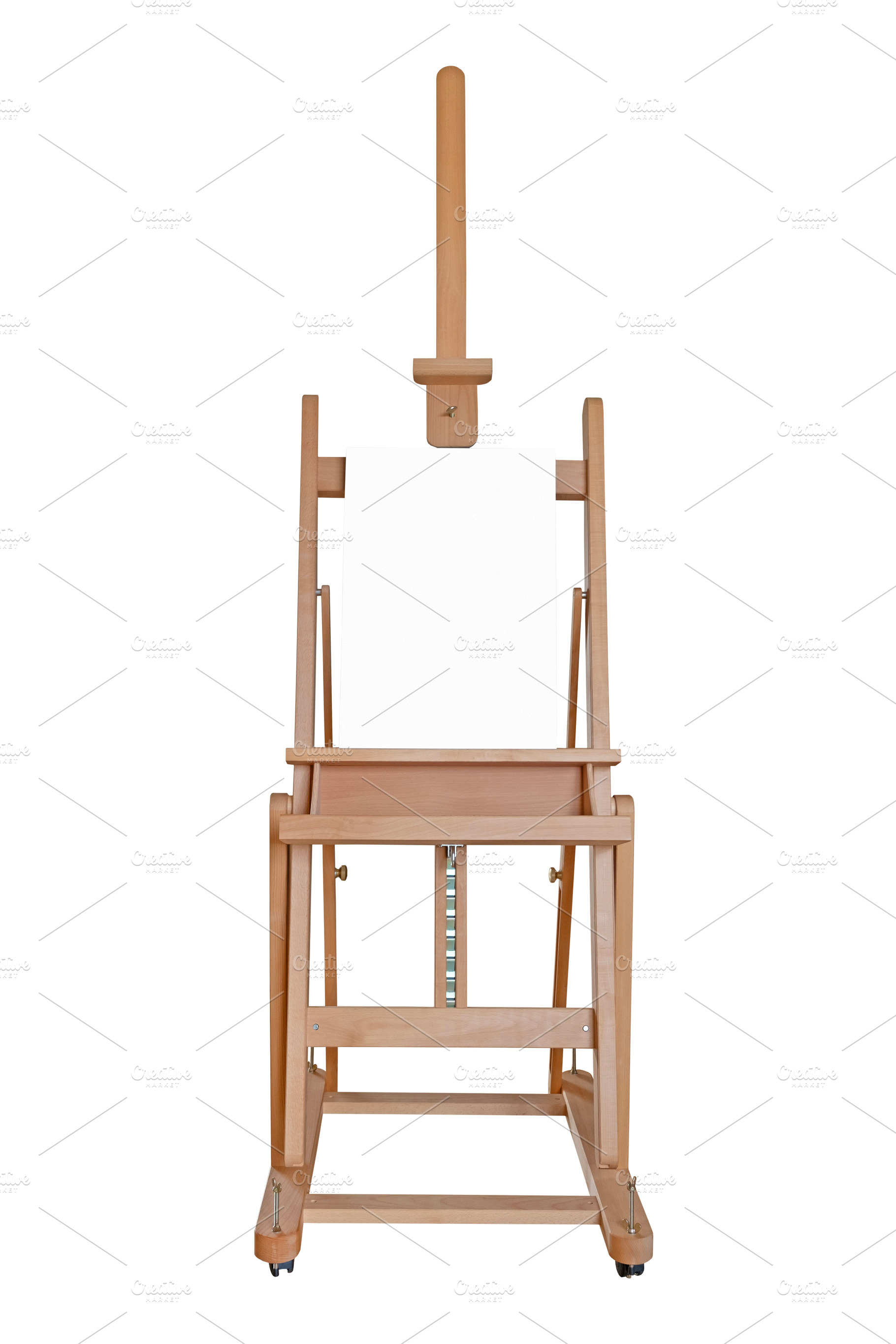 Wooden easel with blank canvas, an Arts & Entertainment Photo by BOOCYS