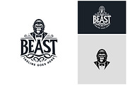 Silverback Gorilla Bow Tie Suit Logo, a Branding & Logo Template by Enola99d (Thumbnail 2 of 2)
