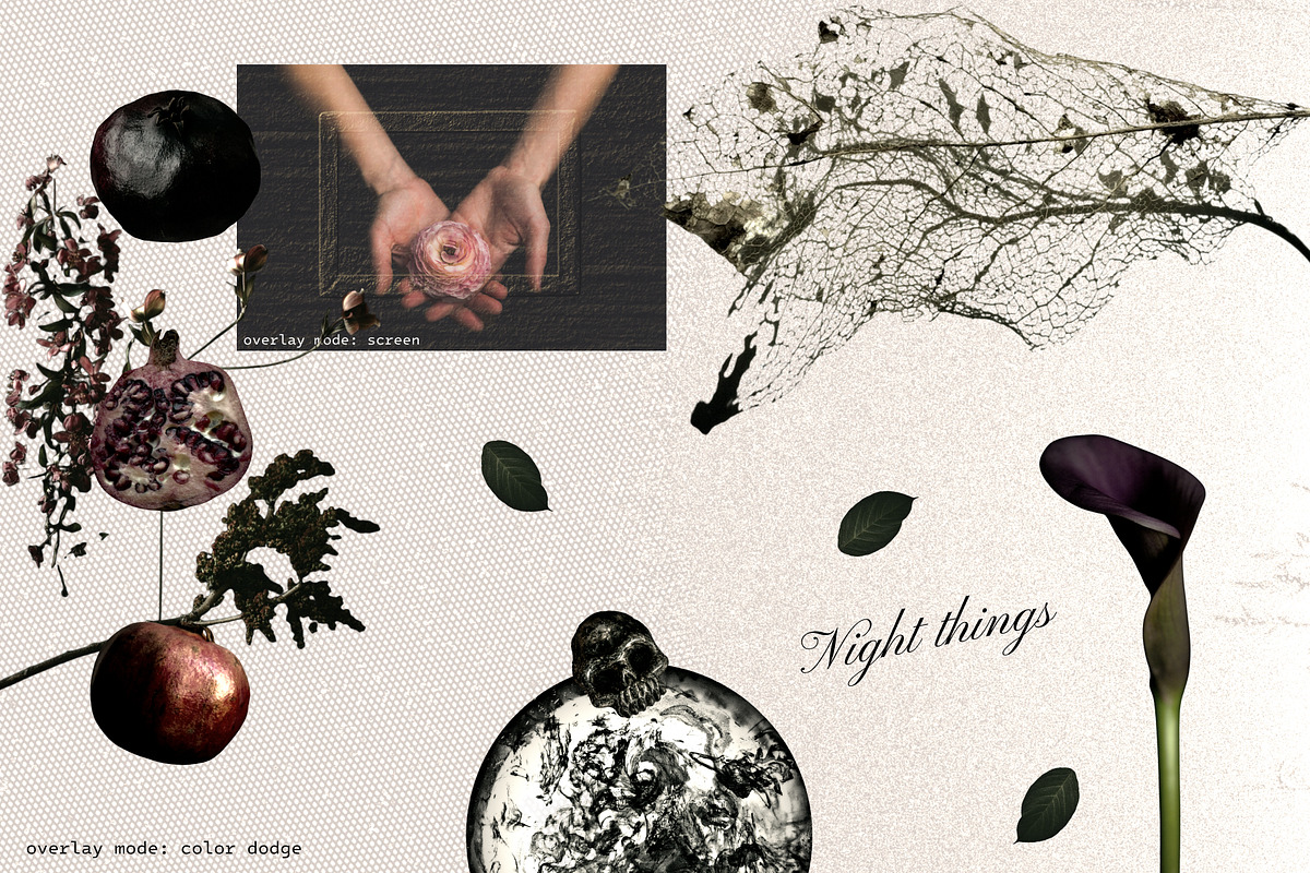 Moody Autumn Ephemera Collage Kit, an Object Graphic by Anzhelika (Photo 4 of 10)