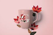Venice Floral Monograms, a Branding & Logo Template by Werlang Paper (Thumbnail 7 of 8)