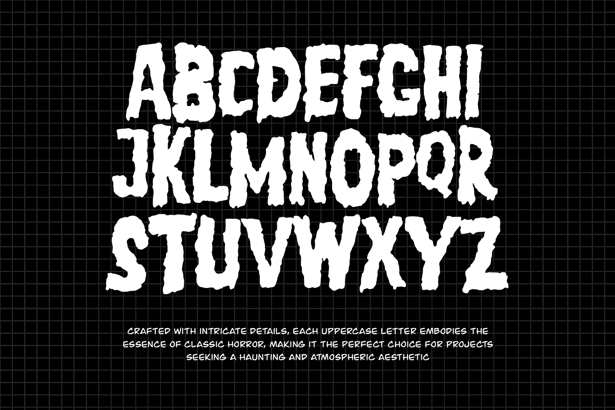 Scary Frank Font - Horror Font, a Handwritten Font by ariodsgn (Photo 2 of 4)