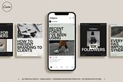 Designer Instagram Template | Canva, a Social Media Template by Moscovita Studio (Thumbnail 1 of 12)