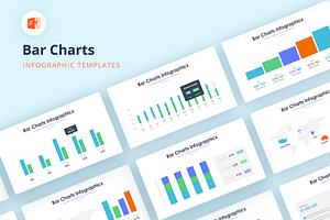 Bar Charts Infographics PowerPoint