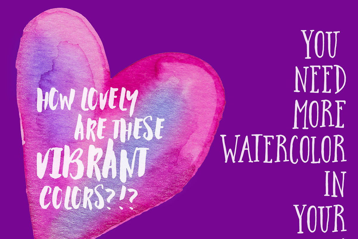 34 Watercolor Heart .PNG Files, an Object Graphic by kissandmockup (Photo 3 of 5)