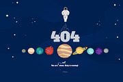404 Animated Error Page, a HTML Template by land art (Thumbnail 2 of 2)