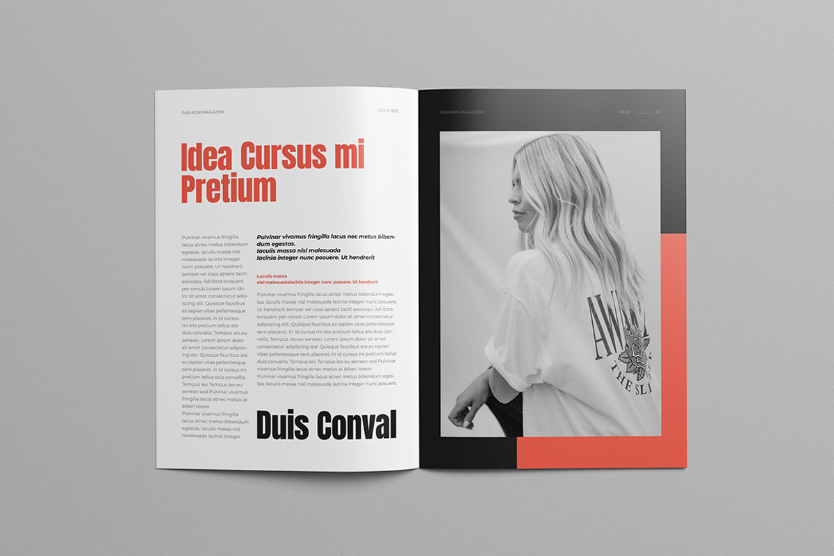 Fashion Magazine Template, a Brochure Template by HiveArts (Photo 7 of 13)