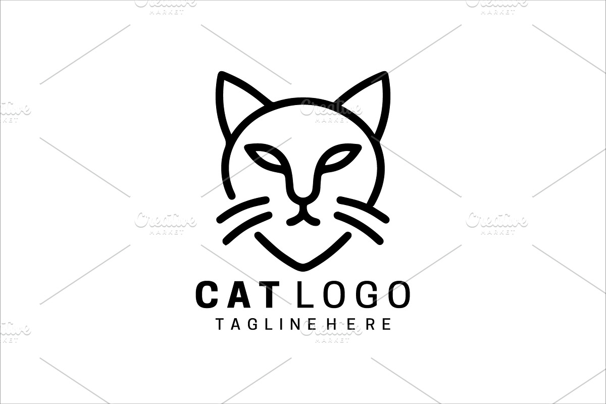Cat Logo, a Branding & Logo Template by Vectorium Studio (Photo 1 of 2)