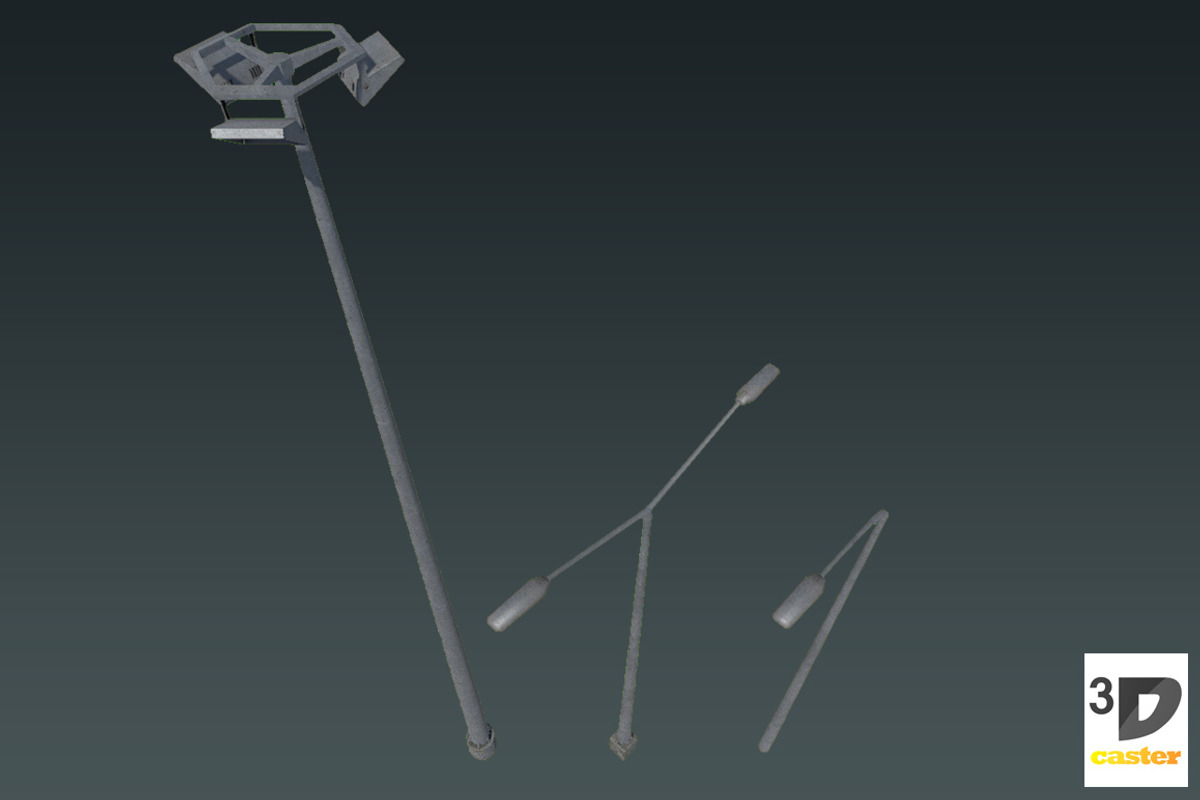 Lighting Masts, an Environmental 3D Model by 3DCaster (Photo 3 of 6)