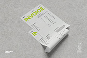 White Minimal Invoice, a Stationery Template by Neermana (Thumbnail 1 of 4)