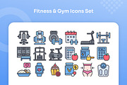 Fitness & Gym Icons - Filled Line, an Icon by Kmg Design (Thumbnail 2 of 3)