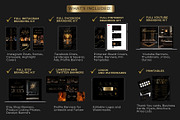 1000 Branding Kit Black Canva, a Branding & Logo Template by CopertiniStudio (Thumbnail 2 of 9)