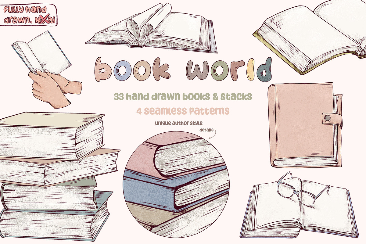 Book World | Illustration Bundle, an Education Illustration by Artalia (Photo 1 of 5)