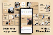 Therapist Instagram Templates, a Marketing Template by Snapybiz (Thumbnail 3 of 10)