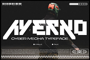 Averno - Cyber Mecha Typeface, a Symbol Font by Mofr 24 (Thumbnail 1 of 10)