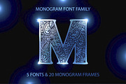 Monogram · 5 fonts · 20 frames, a Font by Red Ink (Thumbnail 1 of 14)