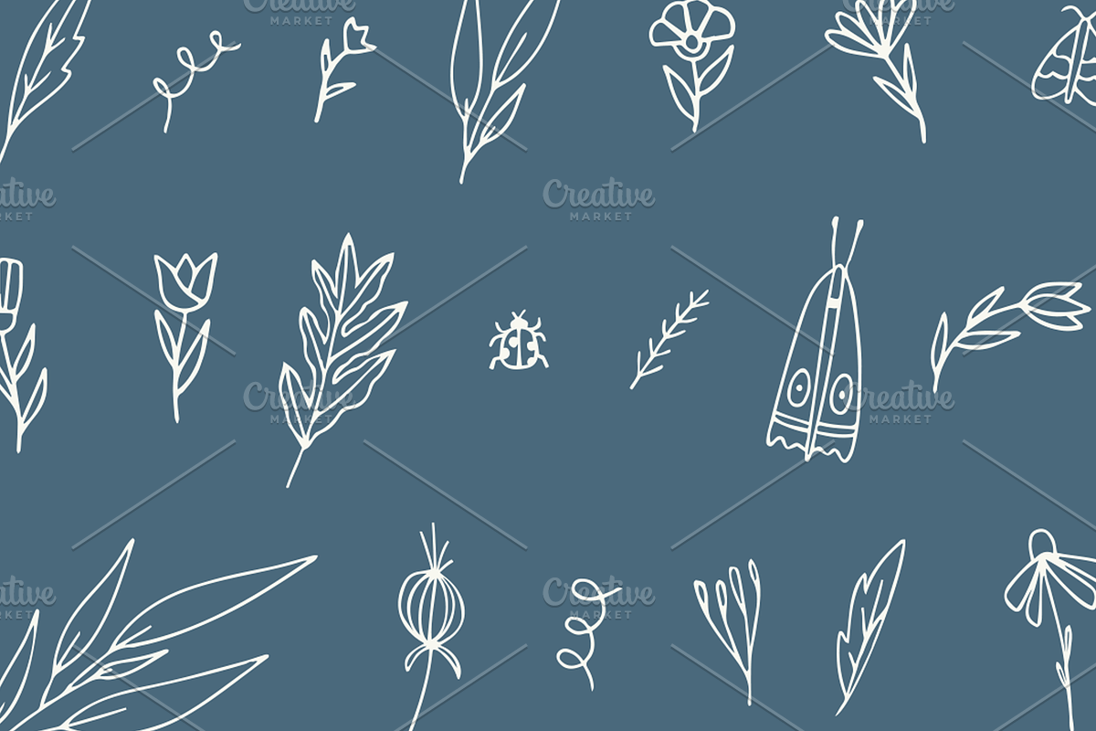 Hand Illustrated Floral Badges, a Graphic by Mere Hunter (Photo 2 of 6)