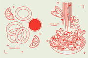 Italian Food Vector Illustrations, a Food Illustration by TheFoodAtlas (Thumbnail 8 of 16)
