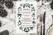 Vintage Charming Christmas Line Art, an Object Graphic by AnMark (Thumbnail 3 of 15)