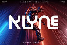 Klyne – Bold Futuristic Sci-Fi Font