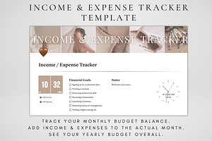 Income & Expense Tracker Template