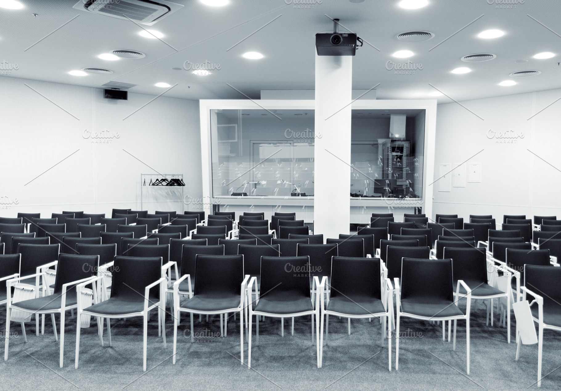 Modern press conference room, a Business Photo by BOOCYS