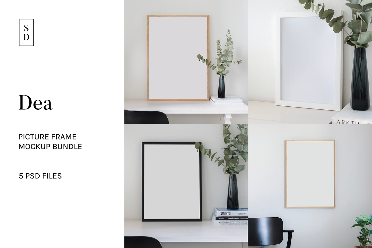 Frame Mockup Bundle - Dea, a Household Mockup by Saguaro Digital (Photo 1 of 12)