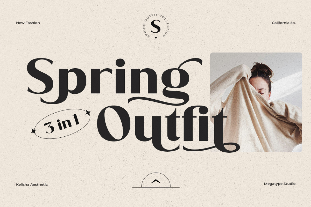 Kelisha Aesthetic, a Sans Serif Font by Megatype (Photo 7 of 10)