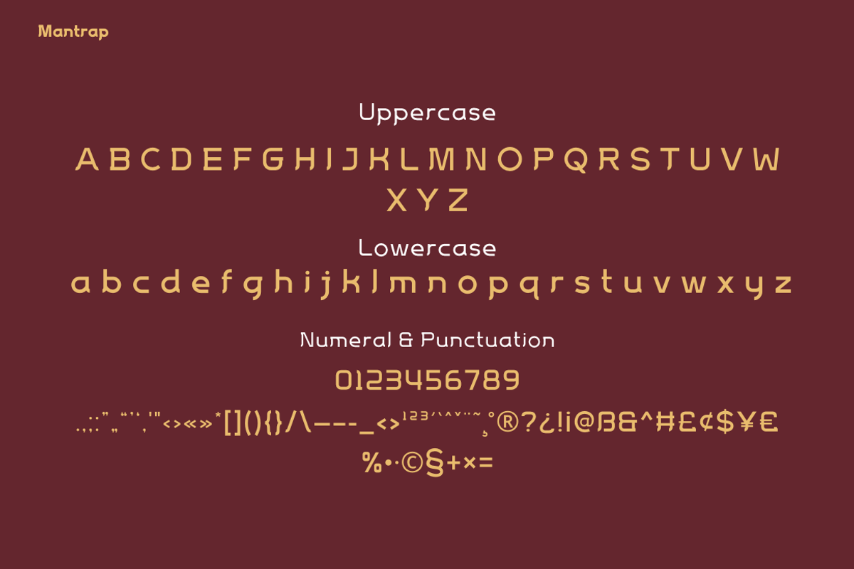 Mantrap, a Sans Serif Font by twinstd (Photo 13 of 14)
