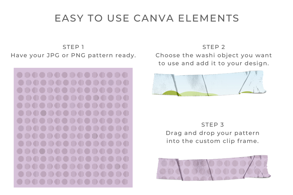 Washi Tape Mockup Template for Canva, a Pens & Pencil Mockup by Mockup Scene (Photo 3 of 5)