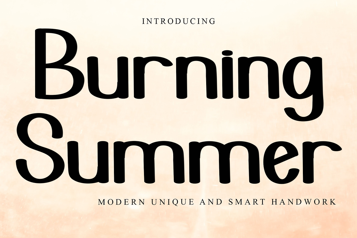 Burning Summer, a Script Font by FreshTypeINK (Photo 1 of 8)