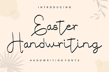Easter Handwriting – Monoline Script