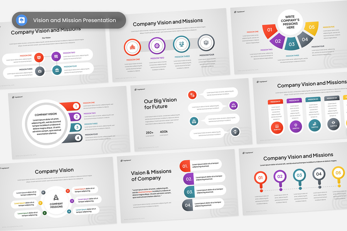 Vision and Mission Keynote, a Presentation Template by Antstheme (Photo 1 of 2)